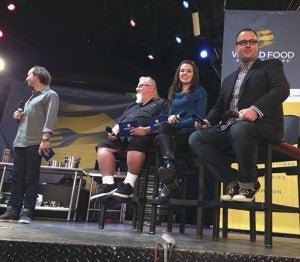 PRIME TIME: “MasterChef” winner Whitney Miller recently judged the “World Food Championship” on the FYI network in November. The show airs on Thursdays at 9 p.m. central and the finale is scheduled to air on August 14.  Submitted photo