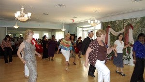 Photo by Cassandra Favre The senior citizens of Pearl River County enjoyed an afternoon of line dancing at the Senior Center of South Pearl River County’s fourth annual senior prom. 