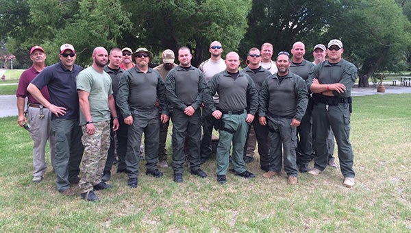 TACTICAL TRAINING: The Pearl River County and Lamar County Sheriff’s Department Special Response teams recently completed tactical response training in New Mexico. Photo submitted 