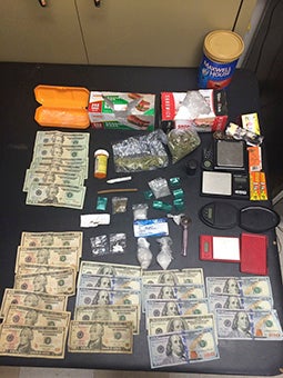 DRUGS FOUND: Pictured, narcotics recovered from Picayune police detectives during phase three of operation, who’s next? Submitted photo. 