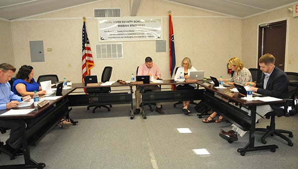 BUDGET TIME: Monday, the Pearl River County School Board heard the first preliminary report regarding the 2017 Fiscal Year budget.  Photo by Cassandra Favre 