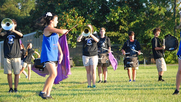PRC High School band placed seventh in last year's state finals, but hope to do even better this year.