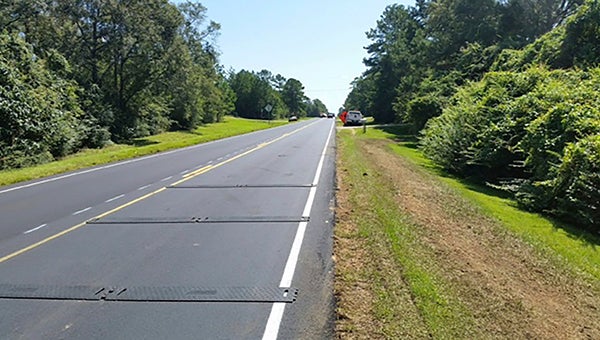 The Highway 43 resurfacing project stretches eight miles from the Hancock County line to Interstate 59.
