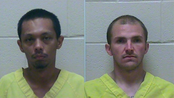 Bruce Bonales (left) and Vince Hasterock (right) arrested for commercial burglary on Nov. 22. 