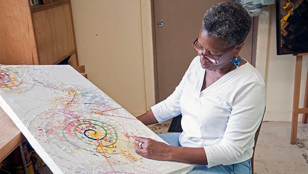 Ruth Miller, a Picayune large-scale embroidery artists, has participated in multiple grant and fellowship programs with the Mississippi Arts Commission. File Photo by Julia Arenstam 