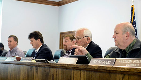The Pearl River County Board of Supervisors discussed ways to make repairs to state aid roads during Wednesday's meeting. Photo by Julia Arenstam 