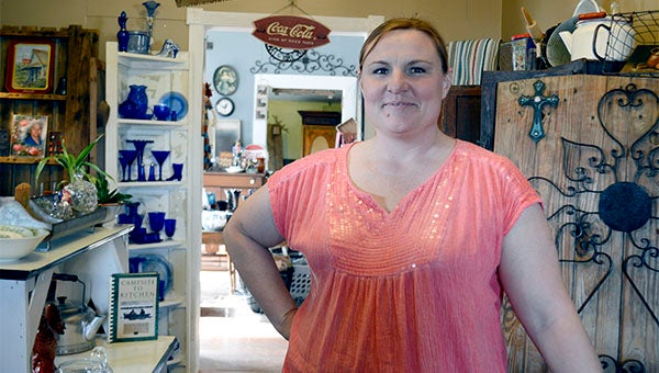 Davis' Trading Post owner Tanya Morgan is trying to bring a little bit of life's simplicity back into her store in downtown Poplarville.  Photo by Julia Arenstam 