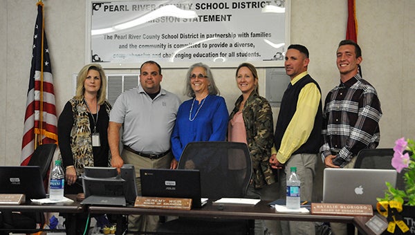  The PRC School District recognized the School Board members during Monday’s meeting for all their efforts to make a difference in the lives of the District’s students. Photo by Taylor Welsh.