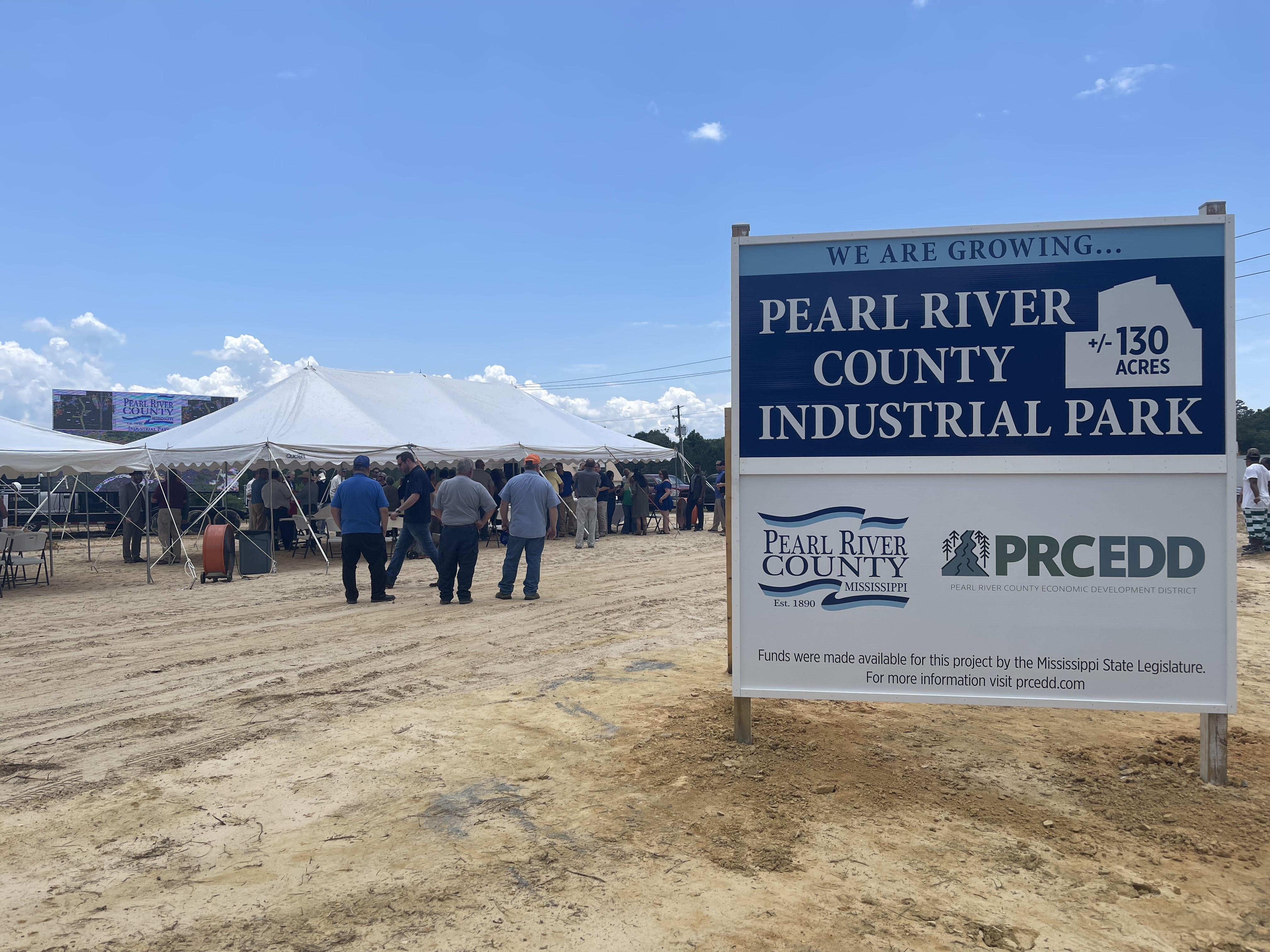 Groundbreaking Ceremony for the Pearl River County Industrial Park