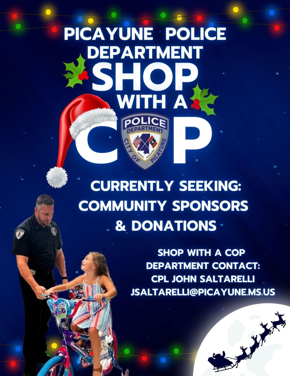 Picayune Police Department Initiates Shop with a Cop Program Picayune